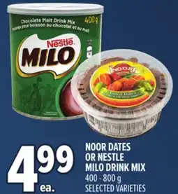 Metro NOOR DATES OR NESTLE MILO DRINK MIX offer