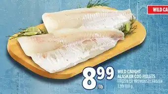 Metro WILD CAUGHT ALASKAN COD FILLETS offer