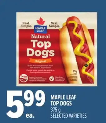 Metro MAPLE LEAF TOP DOGS offer