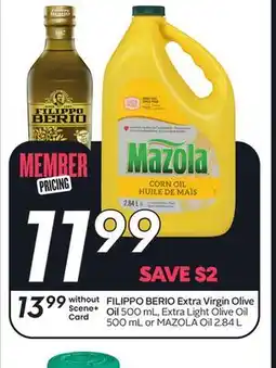 Sobeys FILIPPO BERIO Extra Virgin Olive Oil offer