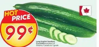 Sobeys Long English Seedless Cucumbers offer