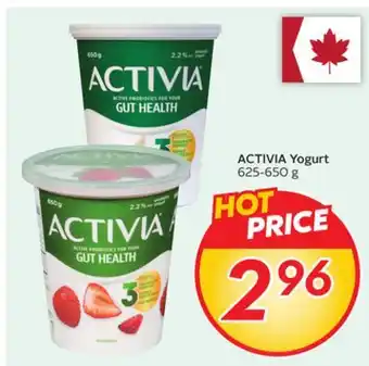 Sobeys ACTIVIA Yogurt offer