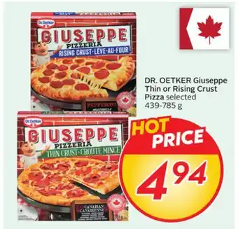 Sobeys DR. OETKER Giuseppe Thin or Rising Crust Pizza offer