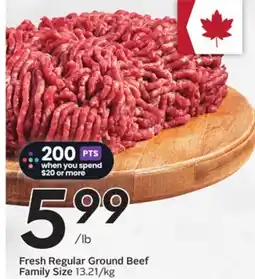 Sobeys Fresh Regular Ground Beef Family Size offer