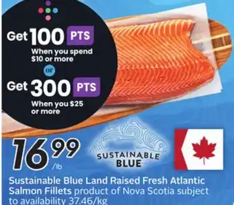 Sobeys Sustainable Blue Land Fresh Atlantic Salmon Fillets offer