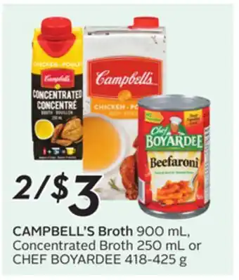 Sobeys CAMPBELL'S Broth offer