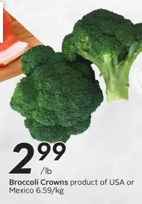 Sobeys Broccoli Crowns offer