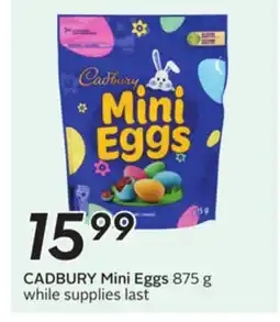 Sobeys CADBURY Mini Eggs offer