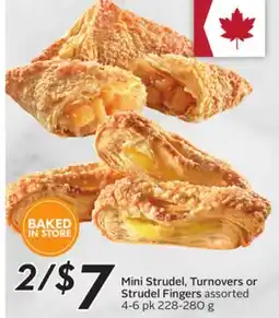 Sobeys Mini Strudel, Turnovers or Strudel Fingers offer