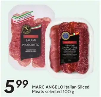 Sobeys MARC ANGELO Italian Sliced Meats offer