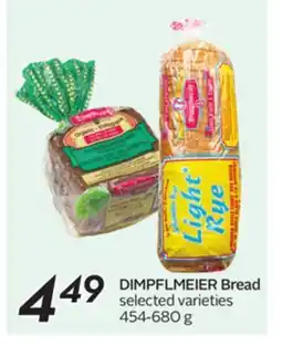 Sobeys DIMPFLMEIER Bread offer