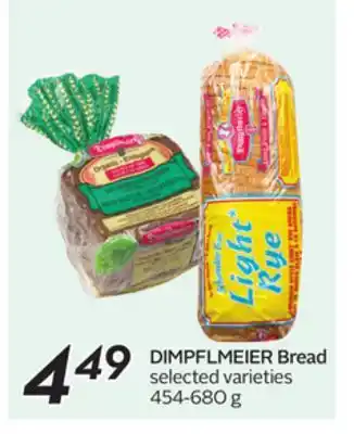 Sobeys DIMPFLMEIER Bread offer