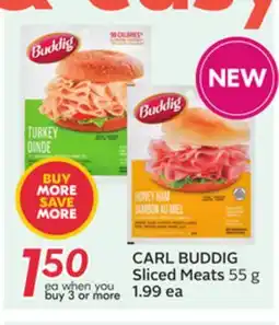 Sobeys CARL BUDDIG Sliced Meats offer