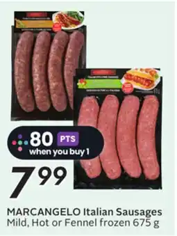 Sobeys MARCANGELO Italian Sausages offer