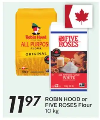 Sobeys ROBIN HOOD or FIVE ROSES Flour offer