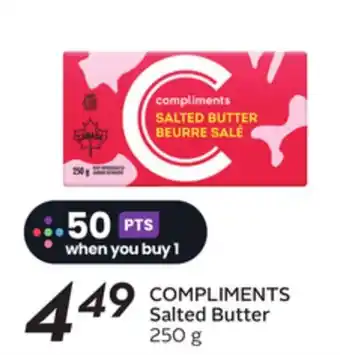 Sobeys COMPLIMENTS Salted Butter offer