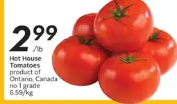 Sobeys Hot House Tomatoes offer