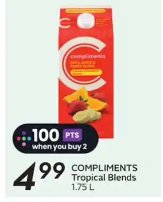 Sobeys COMPLIMENTS Tropical Blends offer