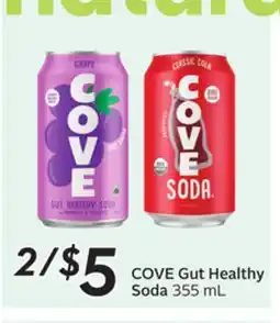 Sobeys COVE Gut Healthy Soda offer