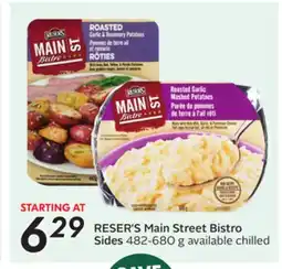 Sobeys RESER'S Main Street Bistro Sides offer