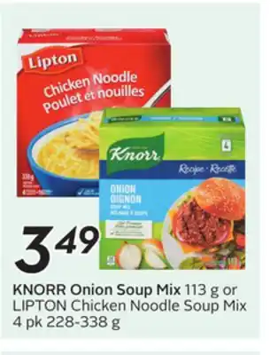 Sobeys KNORR Onion Soup Mix offer