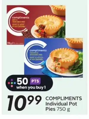 Sobeys COMPLIMENTS Individual Pot Pies offer