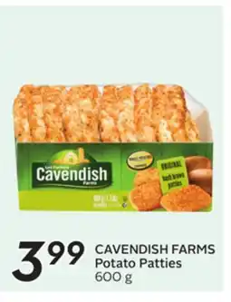 Sobeys CAVENDISH FARMS Potato Patties offer