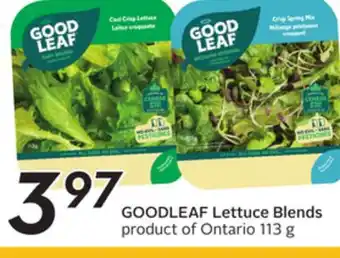 Sobeys GOODLEAF Lettuce Blends offer