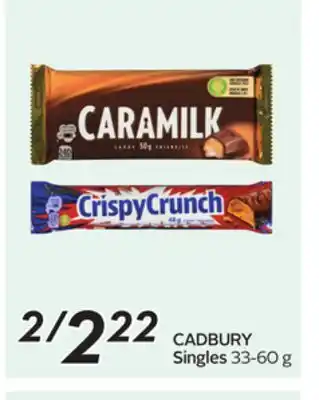 Sobeys CADBURY Singles offer