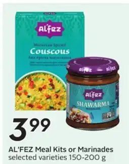 Sobeys AL' FEZ Meal Kits or Marinades offer