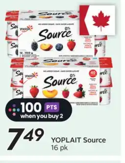 Sobeys YOPLAIT Source offer