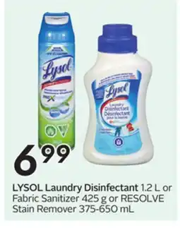 Sobeys LYSOL Laundry Disinfectant offer