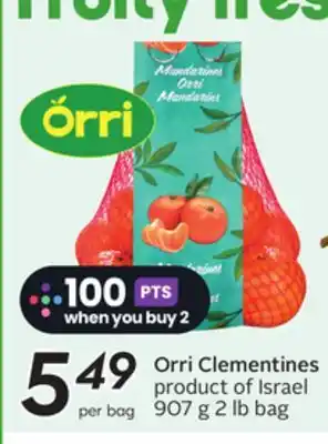 Sobeys Orri Clementines offer