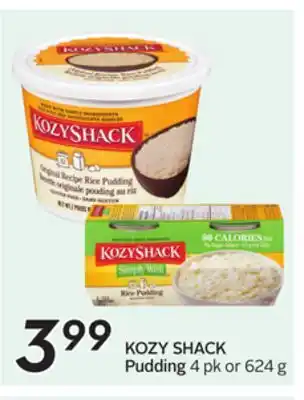 Sobeys KOZY SHACK Pudding offer