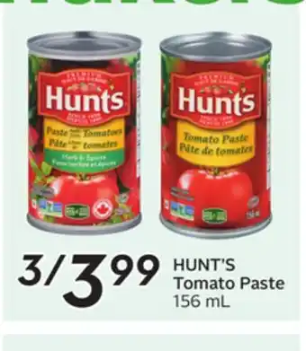 Sobeys HUNT'S Tomato Paste offer