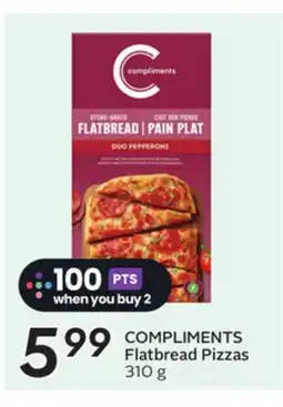 Sobeys COMPLIMENTS Flatbread Pizzas offer