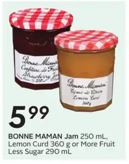 Sobeys BONNE MAMAN Jam offer