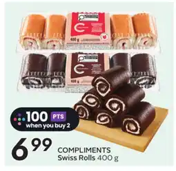 Sobeys COMPLIMENTS Swiss Rolls offer