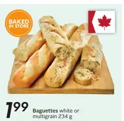 Sobeys Baguettes white offer