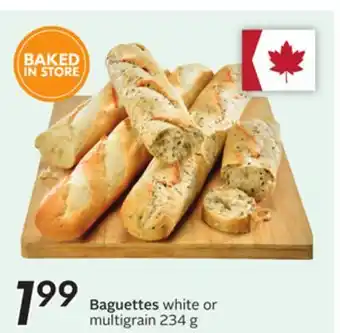 Sobeys Baguettes white offer