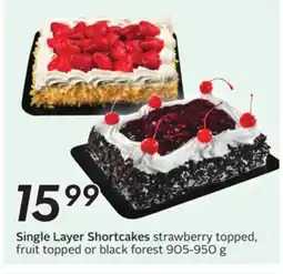 Sobeys Single Layer Shortcakes offer