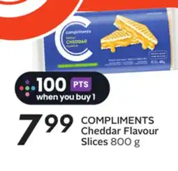 Sobeys COMPLIMENTS Cheddar Flavour Slices offer