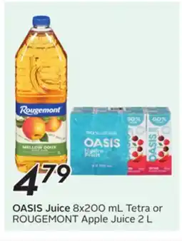 Sobeys OASIS Juice offer