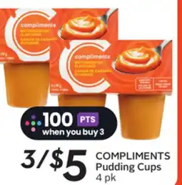 Sobeys COMPLIMENTS Pudding Cups offer