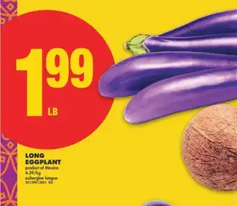 No Frills LONG EGGPLANT offer