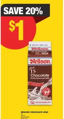 No Frills NEILSON CHOCOLATE MILK, 750 mL offer