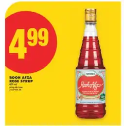 No Frills ROOH AFZA ROSE SYRUP, 800 mL offer