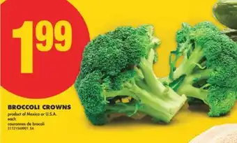 No Frills BROCCOLI CROWNS offer