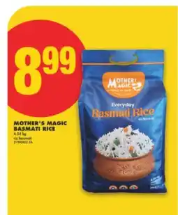 No Frills MOTHER'S MAGIC BASMATI RICE, 4.54 KG offer