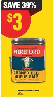 No Frills HEREFORD CORNED BEEF 340 g offer